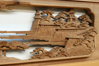 Deep-relief carved ranma EZ3161ab