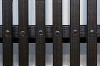 幅898ミリ 落ち着いた雰囲気ある格子作りの大阪格子戸 F8462ab 在庫(a:0 b:1)枚