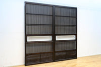 幅898ミリ 落ち着いた雰囲気ある格子作りの大阪格子戸 F8462ab 在庫(a:0 b:1)枚