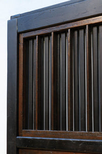 幅680ミリ 格子が端然と美しく並ぶスリム格子戸 F7963 在庫1枚