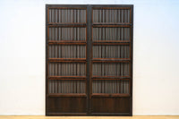 幅680ミリ 格子が端然と美しく並ぶスリム格子戸 F7963 在庫1枚