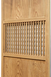 幅 938ミリ,933ミリ 時代の風合いに包まれた風情溢れる透かし板戸 F7976ab 在庫(a:1 b:0)枚