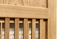 幅 938ミリ,933ミリ 時代の風合いに包まれた風情溢れる透かし板戸 F7976ab 在庫(a:1 b:0)枚