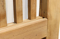 幅 938ミリ,933ミリ 時代の風合いに包まれた風情溢れる透かし板戸 F7976ab 在庫(a:1 b:0)枚