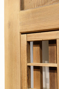 幅 938ミリ,933ミリ 時代の風合いに包まれた風情溢れる透かし板戸 F7976ab 在庫(a:1 b:0)枚