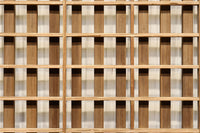 幅 938ミリ,933ミリ 時代の風合いに包まれた風情溢れる透かし板戸 F7976ab 在庫(a:1 b:0)枚