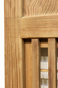 幅 938ミリ,933ミリ 時代の風合いに包まれた風情溢れる透かし板戸 F7976ab 在庫(a:1 b:0)枚