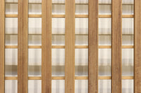幅 938ミリ,933ミリ 時代の風合いに包まれた風情溢れる透かし板戸 F7976ab 在庫(a:1 b:0)枚