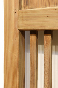 幅 938ミリ,933ミリ 時代の風合いに包まれた風情溢れる透かし板戸 F7976ab 在庫(a:1 b:0)枚