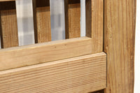 幅 938ミリ,933ミリ 時代の風合いに包まれた風情溢れる透かし板戸 F7976ab 在庫(a:1 b:0)枚