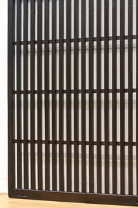 幅877ミリ 重厚な角太格子で風情溢れる全面格子戸 F8058ab 在庫(a:1 b:1)枚