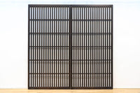 幅877ミリ 重厚な角太格子で風情溢れる全面格子戸 F8058ab 在庫(a:1 b:1)枚