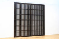 幅877ミリ 重厚な角太格子で風情溢れる全面格子戸 F8058ab 在庫(a:1 b:1)枚