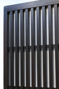 幅877ミリ 重厚な角太格子で風情溢れる全面格子戸 F8058ab 在庫(a:1 b:1)枚