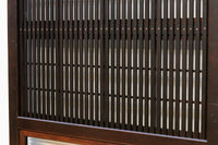 幅675ミリ スリム幅!! モールガラスがレトロ感溢れる大阪格子戸 F8091 在庫1枚