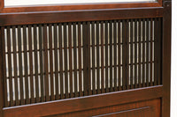 幅675ミリ スリム幅!! モールガラスがレトロ感溢れる大阪格子戸 F8091 在庫1枚