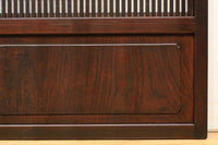 幅675ミリ スリム幅!! モールガラスがレトロ感溢れる大阪格子戸 F8091 在庫1枚