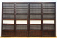 幅675ミリ スリム幅!! モールガラスがレトロ感溢れる大阪格子戸 F8091 在庫1枚