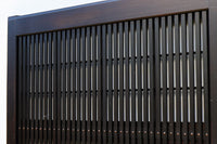 幅675ミリ スリム幅!! モールガラスがレトロ感溢れる大阪格子戸 F8091 在庫1枚