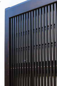 幅675ミリ スリム幅!! モールガラスがレトロ感溢れる大阪格子戸 F8091 在庫1枚