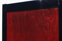 幅911ミリ 漆の色彩に極上の欅杢目模様が見栄えのする金沢板戸 F8125a 在庫1枚