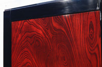 幅895ミリ 激しくうねる極上欅杢目と漆の雅さが見事な金沢板戸 F8125b 在庫2枚