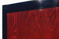 幅895ミリ 激しくうねる極上欅杢目と漆の雅さが見事な金沢板戸 F8125b 在庫2枚