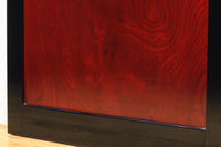 幅878ミリ 漆の光沢と極上欅杢目の美しさが素晴らしい金沢板戸 F8125c 在庫1枚