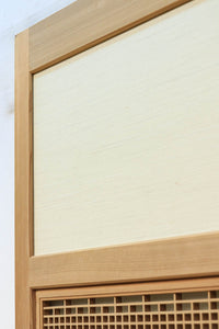 幅1123ミリ 幅広!! モダンな襖づくりのガラス入り襖戸セット F8132b 2枚一組