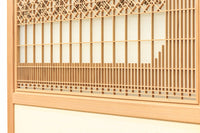 幅1123ミリ 幅広!! モダンな襖づくりのガラス入り襖戸セット F8132b 2枚一組