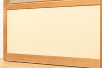 幅1123ミリ 幅広!! モダンな襖づくりのガラス入り襖戸セット F8132b 2枚一組