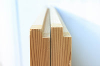 幅1123ミリ 幅広!! モダンな襖づくりのガラス入り襖戸セット F8132b 2枚一組