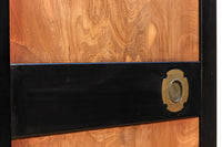 幅868ミリ 極上!! 波打つような杢目が見事な欅板戸 F8174b 在庫2枚