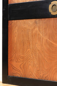 幅868ミリ 極上!! 波打つような杢目が見事な欅板戸 F8174b 在庫2枚