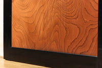 幅868ミリ 極上!! 波打つような杢目が見事な欅板戸 F8174b 在庫2枚