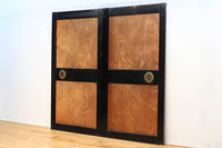 幅868ミリ 極上!! 波打つような杢目が見事な欅板戸 F8174b 在庫2枚