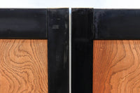 幅868ミリ 極上!! 波打つような杢目が見事な欅板戸 F8174b 在庫2枚