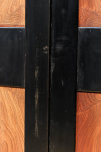 幅868ミリ 極上!! 波打つような杢目が見事な欅板戸 F8174b 在庫2枚