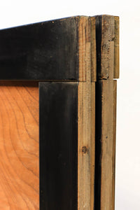 幅868ミリ 極上!! 波打つような杢目が見事な欅板戸 F8174b 在庫2枚