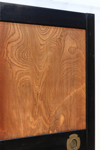 幅868ミリ 極上!! 波打つような杢目が見事な欅板戸 F8174b 在庫2枚