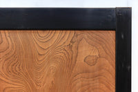 幅868ミリ 極上!! 波打つような杢目が見事な欅板戸 F8174b 在庫2枚