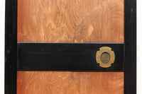 幅868ミリ 極上!! 波打つような杢目が見事な欅板戸 F8174b 在庫2枚