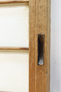 幅870ミリ 風情が深まる大きなガラス面のある雪見障子戸 F8207 在庫2枚