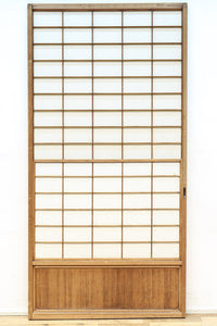 幅870ミリ 風情が深まる大きなガラス面のある雪見障子戸 F8207 在庫2枚