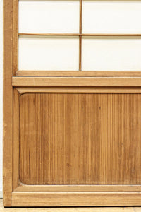 幅870ミリ 風情が深まる大きなガラス面のある雪見障子戸 F8207 在庫2枚