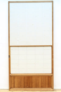 幅870ミリ 風情が深まる大きなガラス面のある雪見障子戸 F8207 在庫2枚