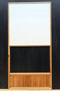 幅870ミリ 風情が深まる大きなガラス面のある雪見障子戸 F8207 在庫2枚