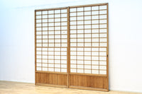 幅870ミリ 風情が深まる大きなガラス面のある雪見障子戸 F8207 在庫2枚