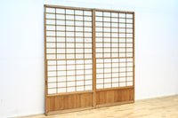 幅870ミリ 風情が深まる大きなガラス面のある雪見障子戸 F8207 在庫2枚