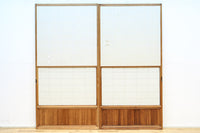 幅870ミリ 風情が深まる大きなガラス面のある雪見障子戸 F8207 在庫2枚